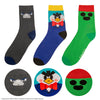 Set de 3 calcetines Spike, Crow y Mr. P