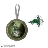 Lorien Blatt Brosche Feiertags-Kapsel