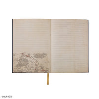 Taccuino con copertina rigida della Terra di Mezzo con mappa pieghevole