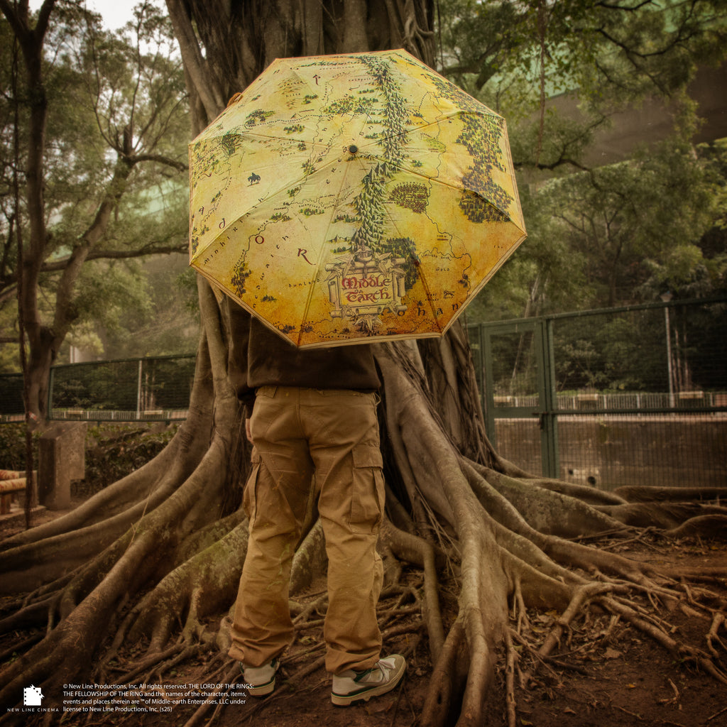 Middle Earth Map Umbrella
