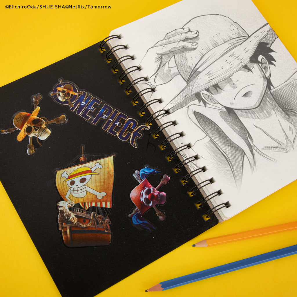 Adesivi con icone e loghi One Piece
