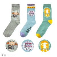 Set di 3 calzini Dobby