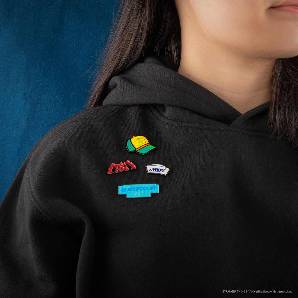Ensemble de 4 pins Stranger Things Saison 3