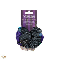 Set di 3 Scrunchies del Mercoledì
