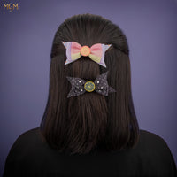 Set di 4 mollette per capelli del mercoledì