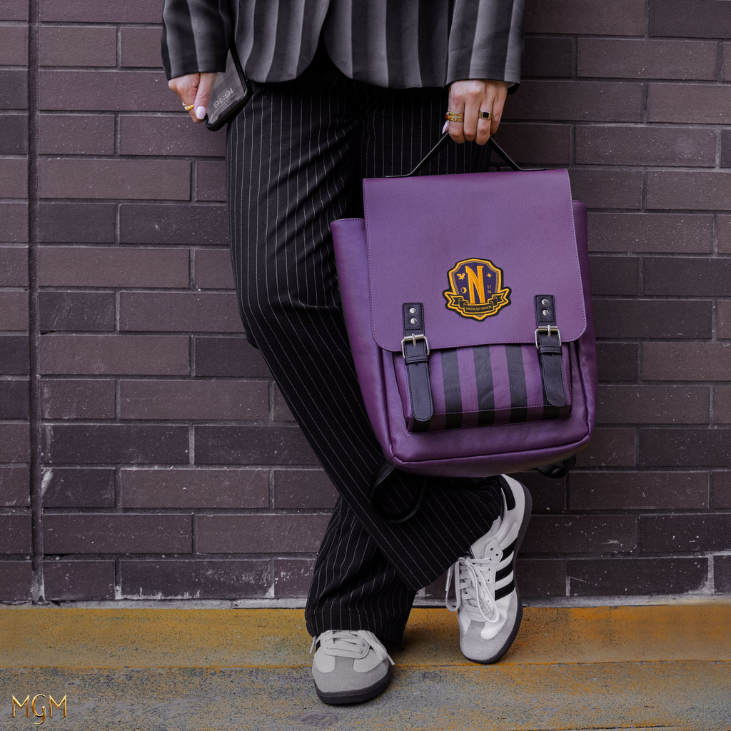 Nevermore Academy Purple Backpack