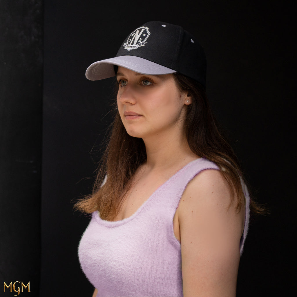 Cappellino da baseball nero Nevermore Academy