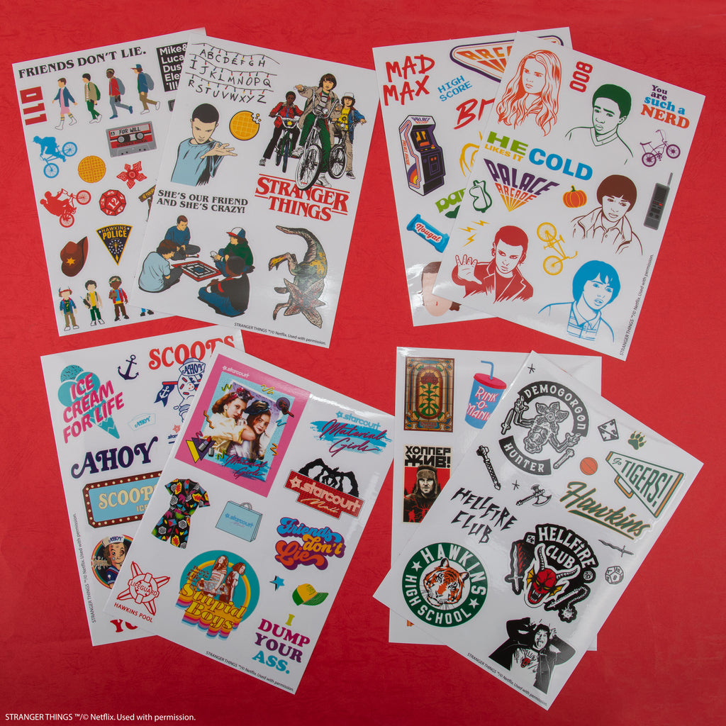 Stranger Things Season 1-4 Stickers Bundle