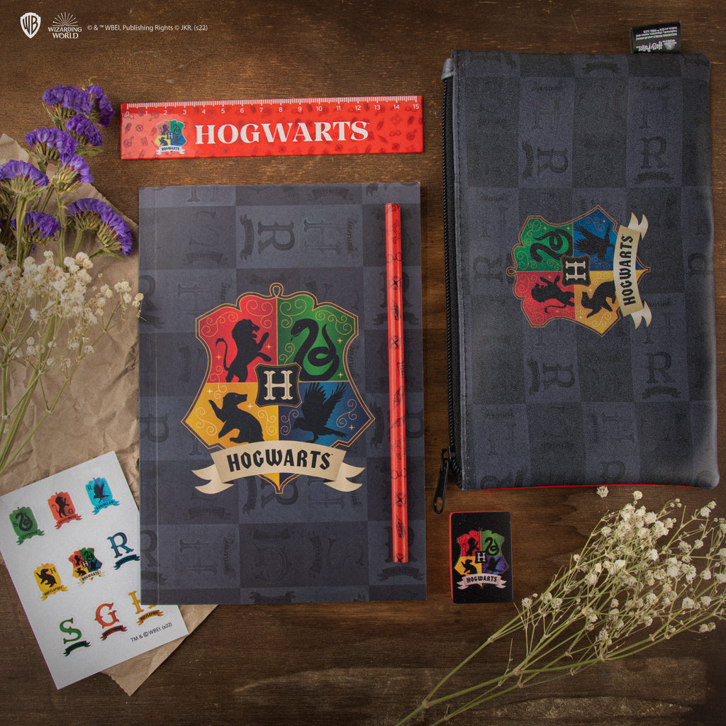 Juego de papelería de la unidad de Hogwarts