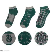 Set mit 3 Slytherin-Söckchen