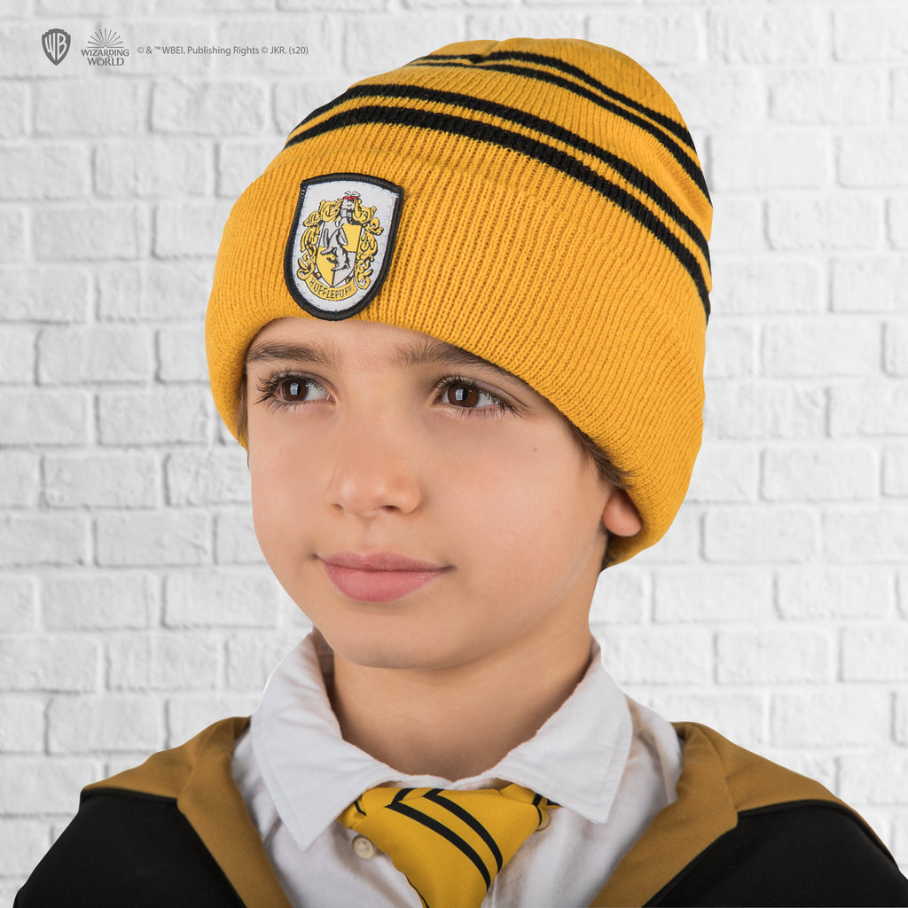 Kids Hufflepuff Gloves and Beanie set