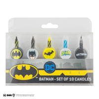 Set of 10 Batman Birthday Candles