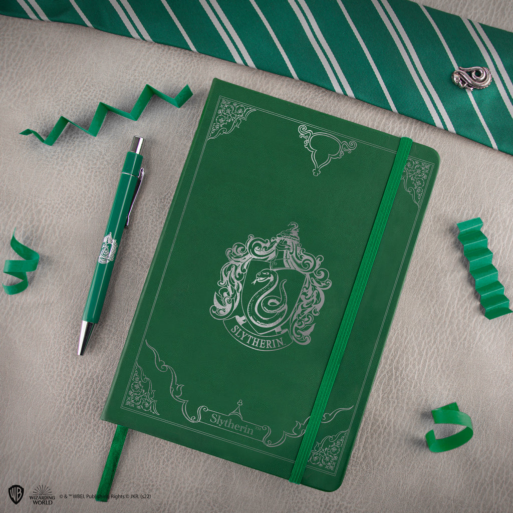 Juego de cuaderno de lujo de Slytherin