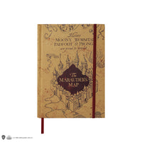 Notizbuch mit faltbarer Karte des Rumtreibers