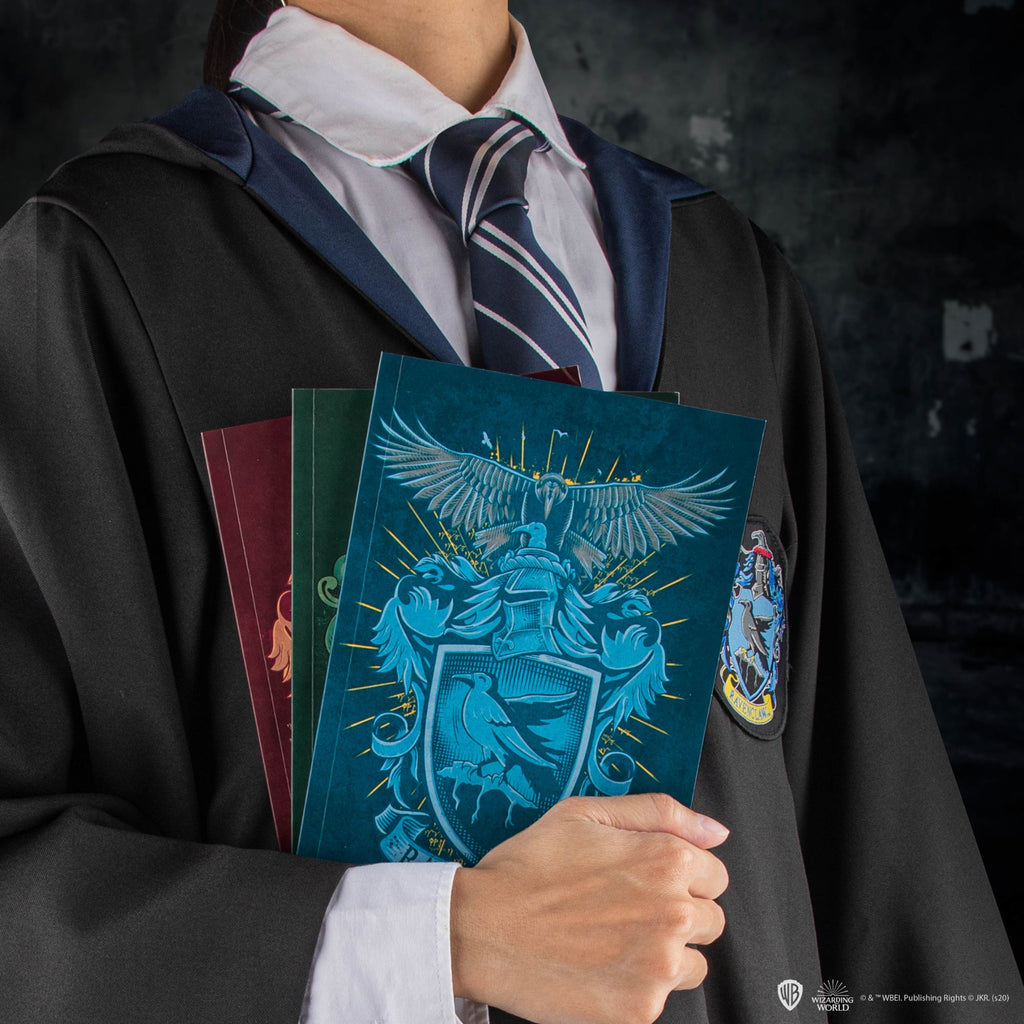 Set mit 4 Hogwarts-Häuser-Notizbüchern