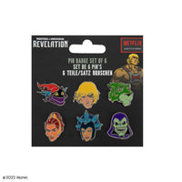 Conjunto de 6 Insignias de Pin de Masters of the Universe