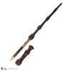 Penna a bacchetta di Albus Dumbledore con supporto e segnalibro lenticolare