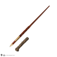 Penna a bacchetta di Harry Potter con supporto e segnalibro lenticolare