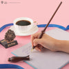 Penna a bacchetta Luna Lovegood con supporto e segnalibro lenticolare