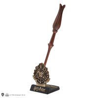 Penna a bacchetta Luna Lovegood con supporto e segnalibro lenticolare