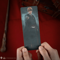 Penna a bacchetta Ron Weasley con supporto e segnalibro lenticolare