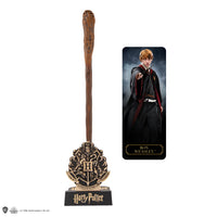 Ron Weasley Wand Pen with Stand & Lenticular Bookmark