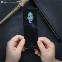 Penna a bacchetta di Lord Voldemort con supporto e segnalibro lenticolare