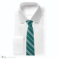 Slytherin-Krawatte mit gewebtem Wappen für Erwachsene