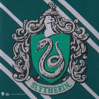 Slytherin-Krawatte mit gewebtem Wappen für Erwachsene