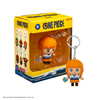 Offiziell lizenzierter Netflix One Piece Nami Gomee Keymate-Schlüsselanhänger in Sammlerbox-Verpackung auf weißem Hintergrund von Cinereplicas