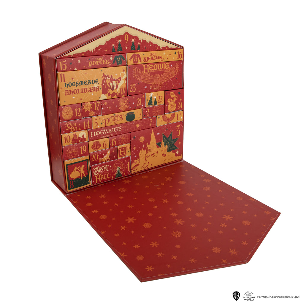 Harry Potter Adventskalender 2024 - Faltbare Box mit Schleife - 24 Überrasc... 4043946319672