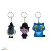 Officially licensed Netflix KPop Demon Hunters set di portachiavi Keymate con Demon Jinu, Sussie e Derpy di Cinereplicas