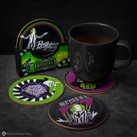 Ensemble de 4 sous-verres Beetlejuice