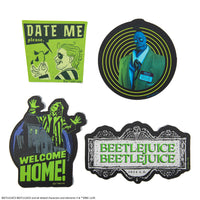 Set von 4 Beetlejuice-Magneten