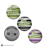 Set mit 6 Beetlejuice Lenticular-Abzeichen