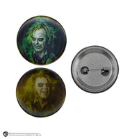 Set mit 6 Beetlejuice Lenticular-Abzeichen