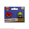 Set of 2 Nita & Leon Pins