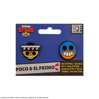 Set of 2 Poco & El Primo Pins