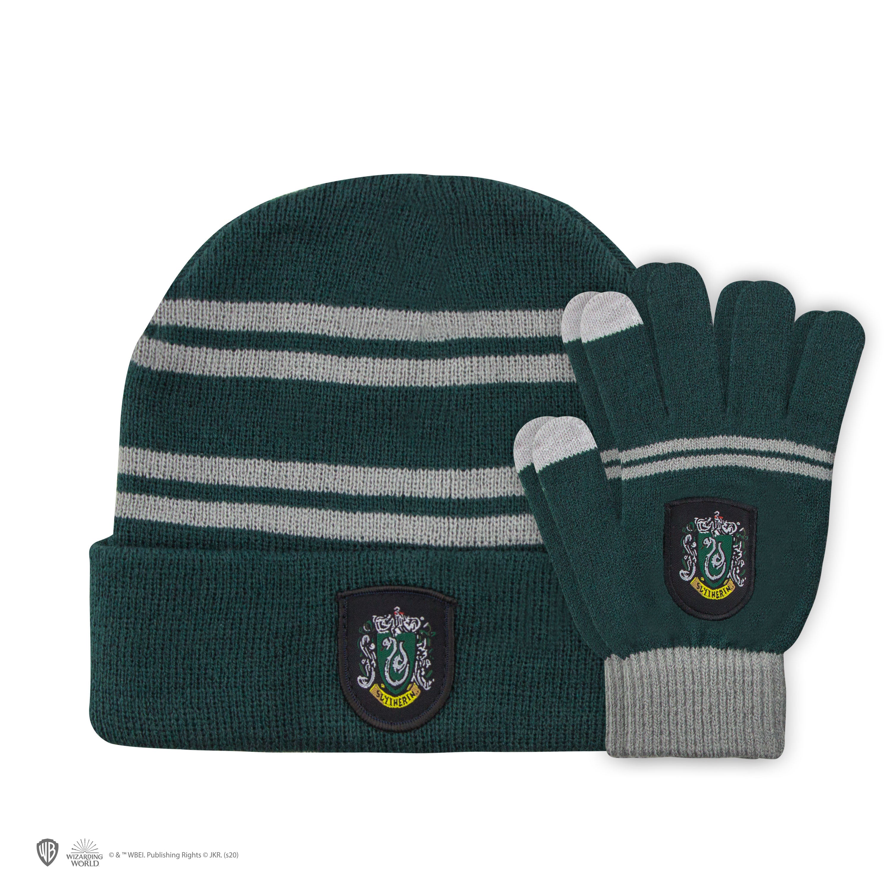 mütze und handschuhe kinder Kinder Slytherin Mütze und Handschuh-Set | Harry Potter