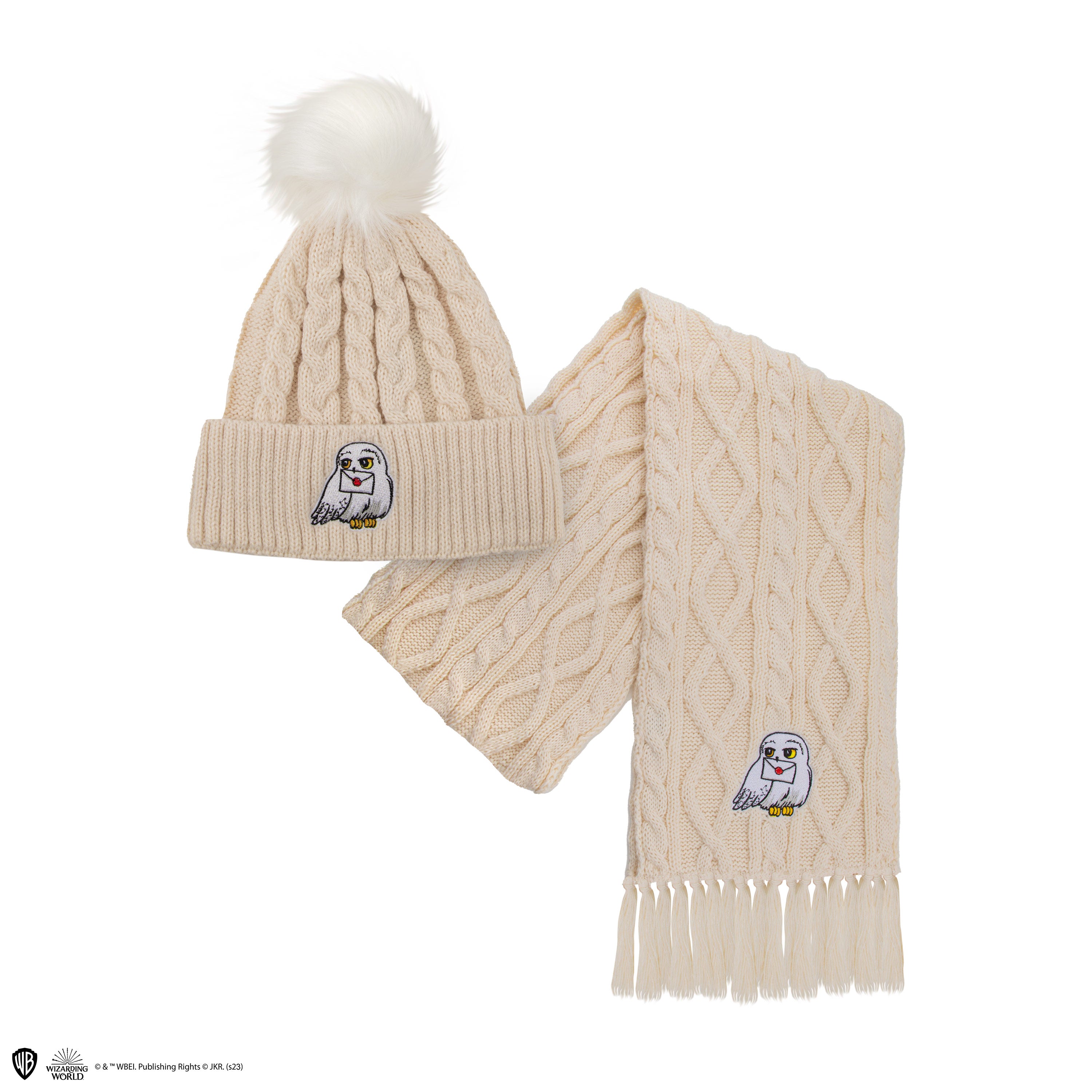 harry potter schal mütze handschuhe Hedwig Beanie- und Schal-Set | Harry Potter