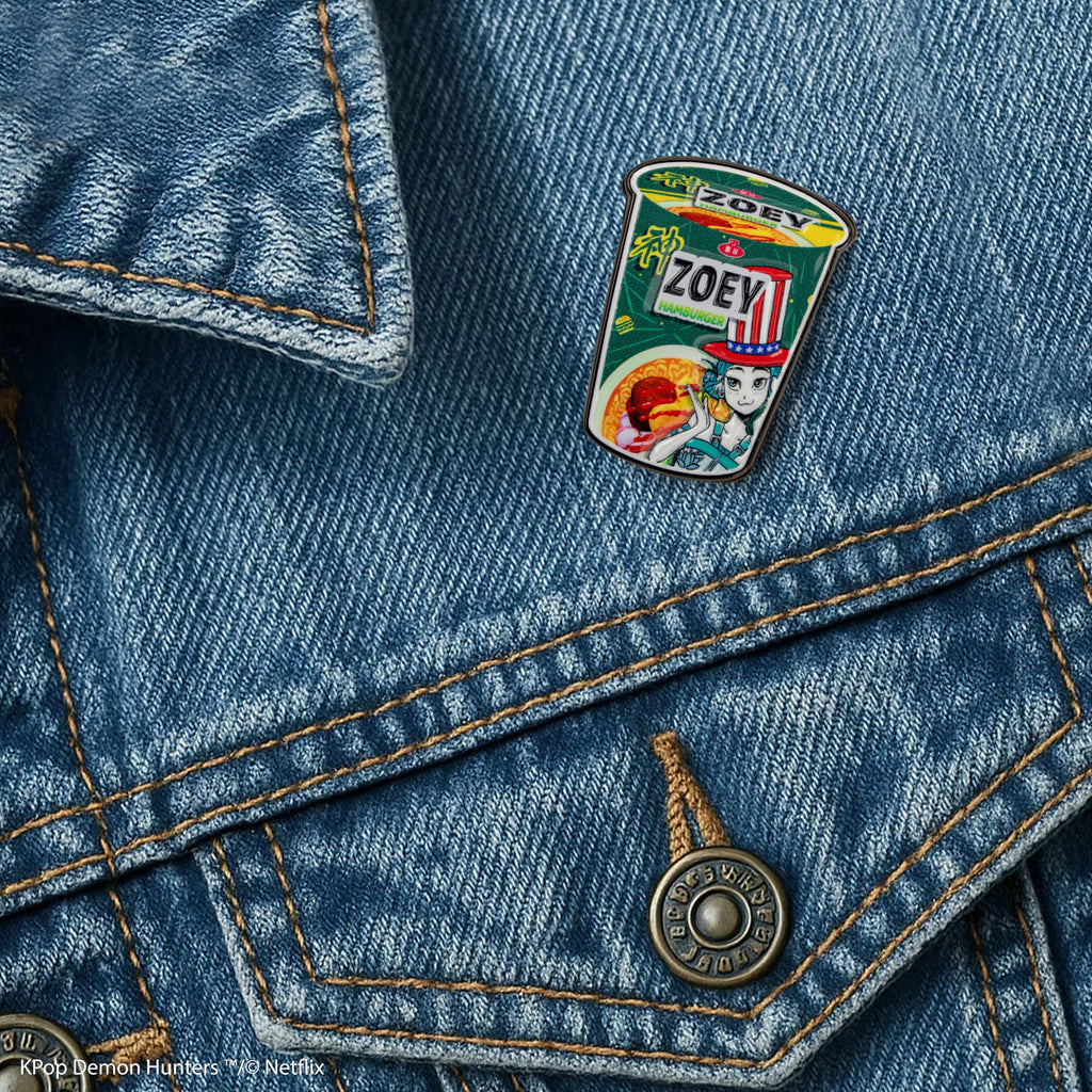 Zoey Hamburger Noodles Pin