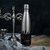 Silberne isolierte Wasserflasche „Fellowship of the Ring“.