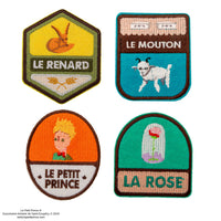 Set aus 4 Le Petit Prince Aufnähern