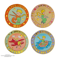Le Petit Prince, lot de 4 sous-verres en céramique