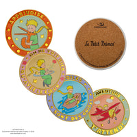 Le Petit Prince, lot de 4 sous-verres en céramique