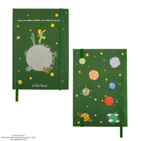 Drehendes Asteroid B-612 Notizbuch
