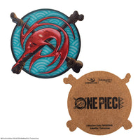 Juego de 4 Posavasos de Personajes de One Piece Serie 1