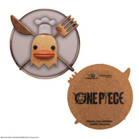 Ensemble de 4 sous-verres de la série 2 de personnages One Piece