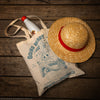 Straw Hat Crew Cotton Tote bag