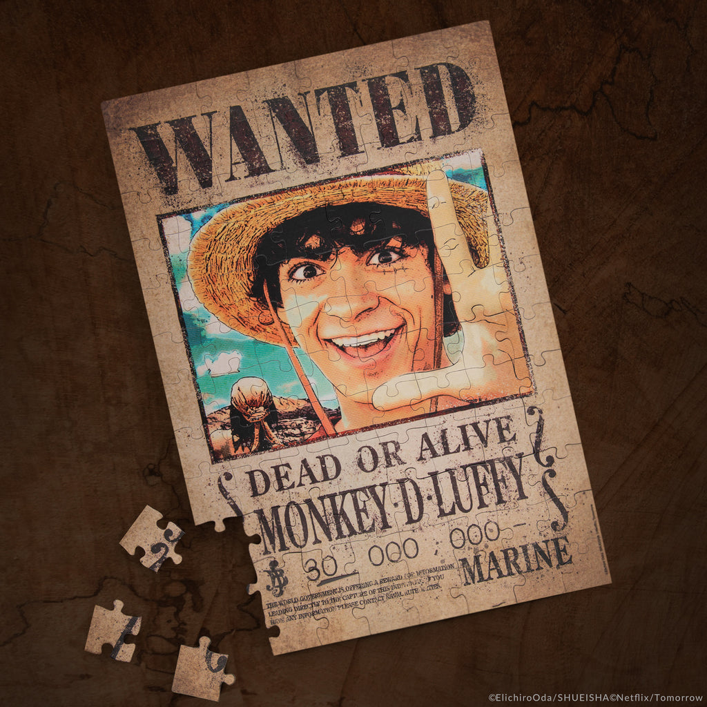 Wanted Luffy Puzzle Magnétique